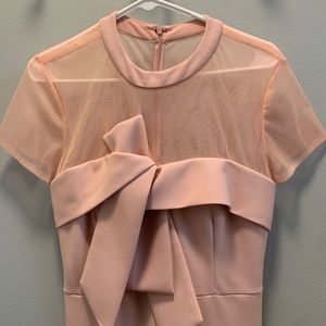 Gorgeous pale pink dress. Perfect for Spring/Summer wedding. Comfortable, lined.